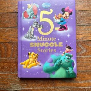 Disney Purple '5 Minute Snuggle Stories' Picture Book